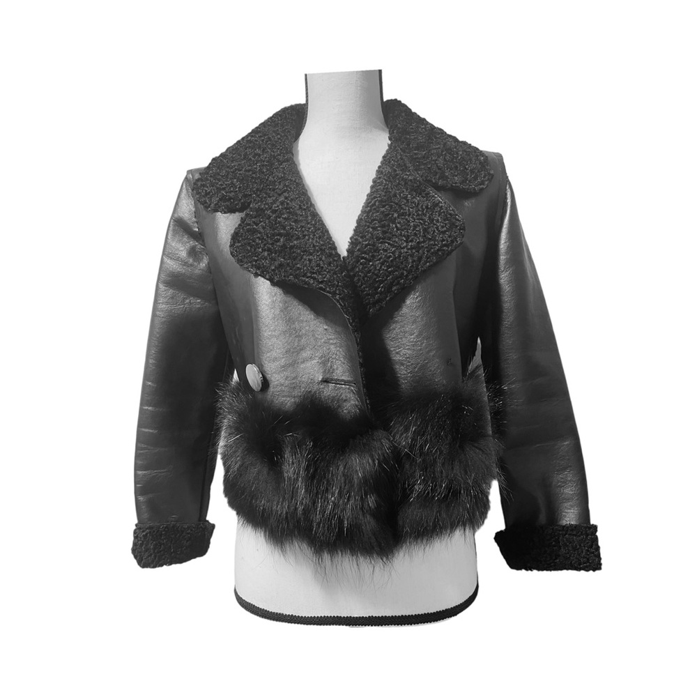 SHEARLING x FAUX Fur Jacket